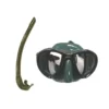 Excell Green Mimetic Mask And Snorkel
